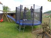 Springen im Trampolin